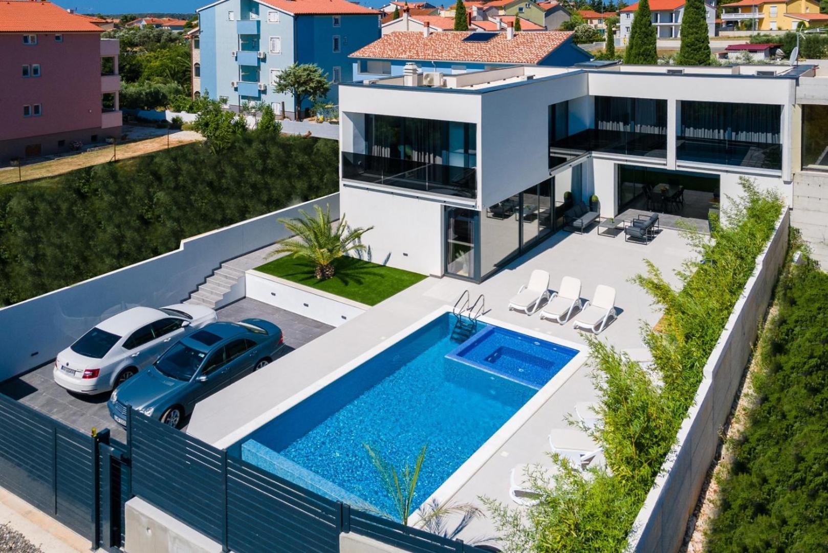 Villa Miaa Newly Built Modern Villa In Medulin For 9 People With Heated Swimming Pool & Jacuzzi Exteriér fotografie